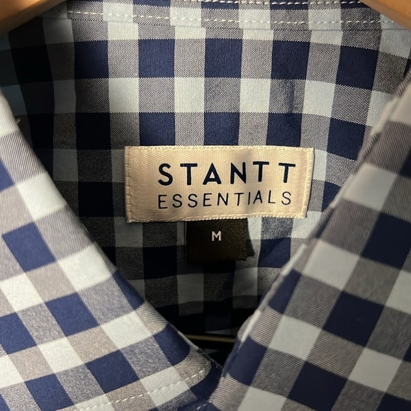 Stantt Essentials Button Up Shirt Size Medium - Picture 3 of 6